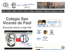 Tablet Screenshot of colegiopaulalcoy.com